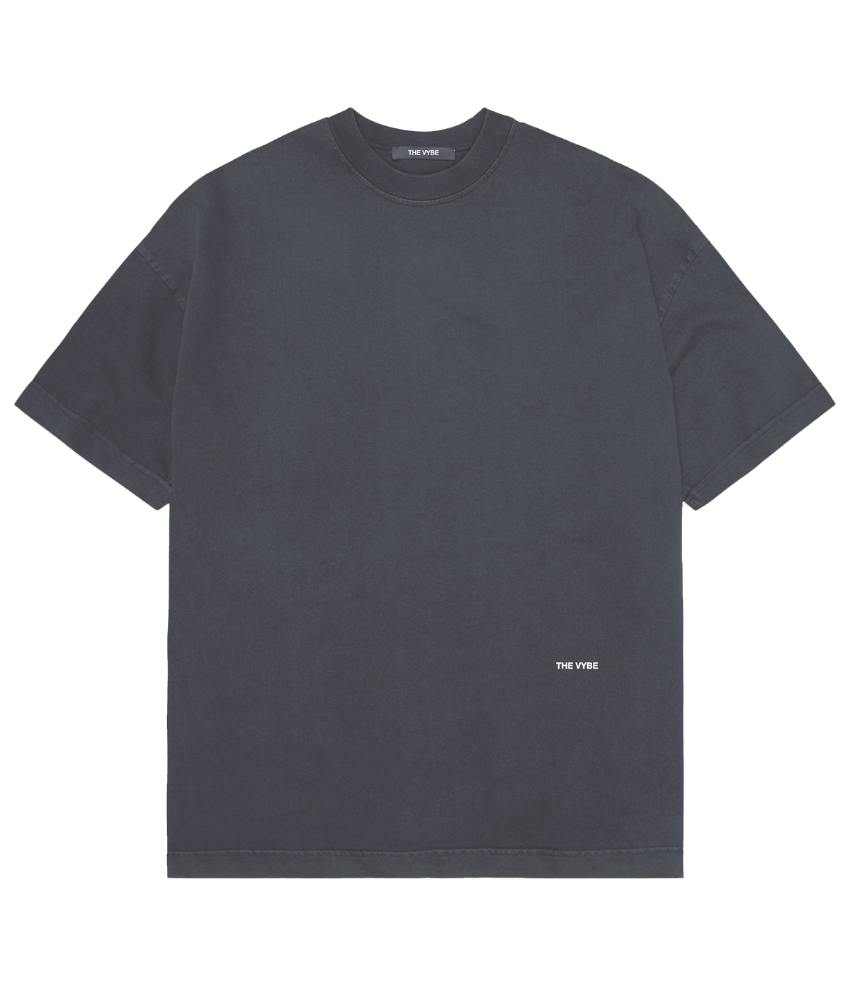 Washed Grey Identity Tee - THE VYBE